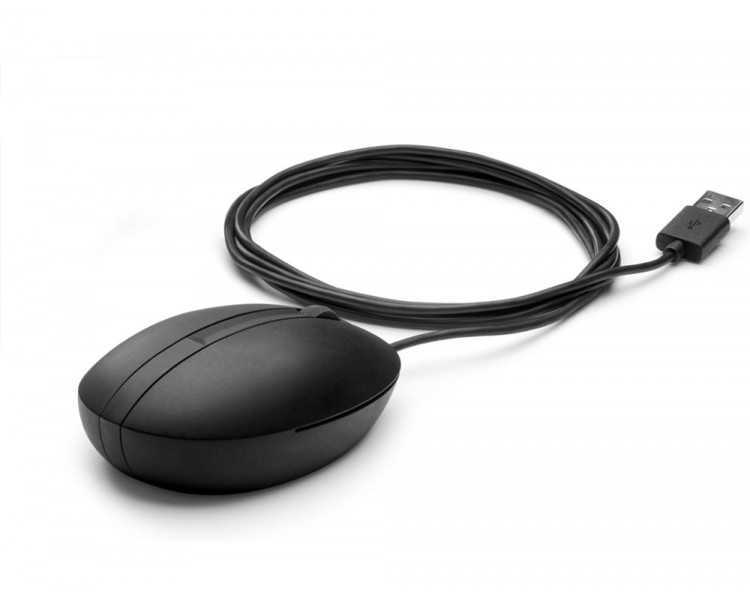 Raton hp 320m optico 1000 dpi usb-a longitud cable 180 cm color negro