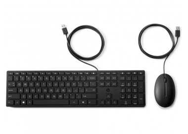 Set teclado + raton hp combo 320mk usb-a longitud 1.8 m color negro