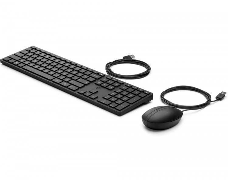 Set teclado + raton hp combo 320mk usb-a longitud 1.8 m color negro