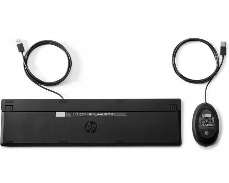 Set teclado + raton hp combo 320mk usb-a longitud 1.8 m color negro