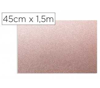 Rollo adhesivo d-c-fix rosa metal brillo ancho 45 cm largo 1,5 mt