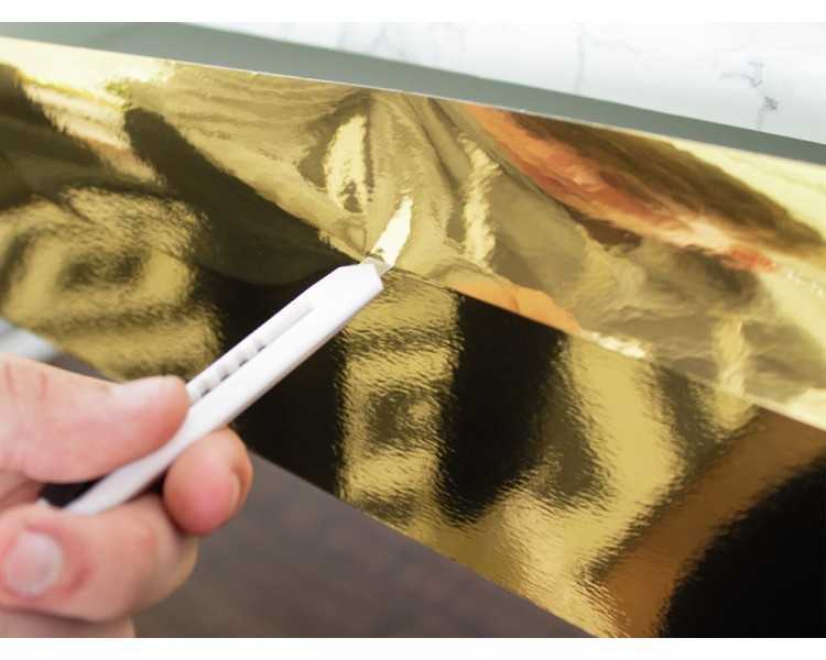 Rollo adhesivo d-c-fix oro brillo ancho 45 cm largo 15 mt