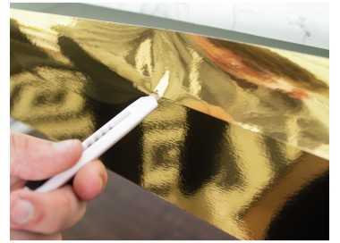 Rollo adhesivo d-c-fix oro brillo ancho 45 cm largo 15 mt