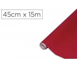 Rollo adhesivo d-c-fix burdeos mate ancho 45 cm largo 15 mt