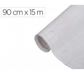 Rollo adhesivo d-c-fix blanco mate ancho 90 cm largo 15 mt