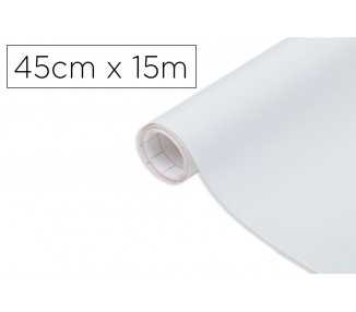 Rollo adhesivo d-c-fix blanco mate ancho 45 cm largo 15 mt