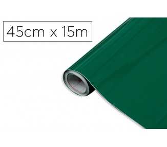 Rollo adhesivo d-c-fix verde esmeralda ancho 45 cm largo 15 mt
