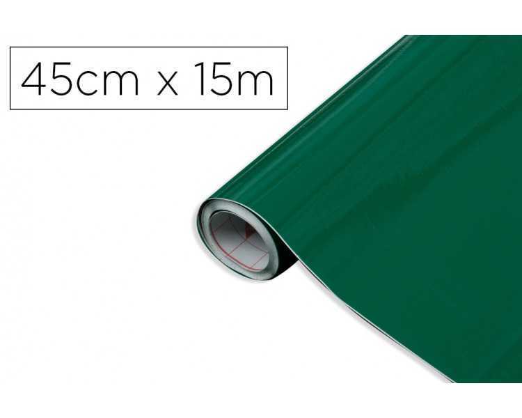 Rollo adhesivo d-c-fix verde esmeralda ancho 45 cm largo 15 mt