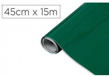 Rollo adhesivo d-c-fix verde esmeralda ancho 45 cm largo 15 mt