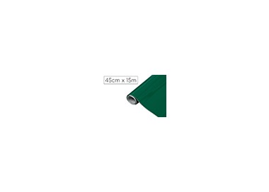 Rollo adhesivo d-c-fix verde esmeralda ancho 45 cm largo 15 mt