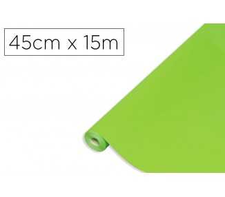 Rollo adhesivo d-c-fix verde manzana mate ancho 45 cm largo 15 mt
