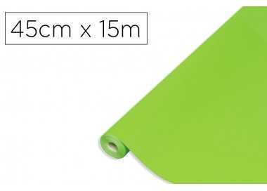 Rollo adhesivo d-c-fix verde manzana mate ancho 45 cm largo 15 mt