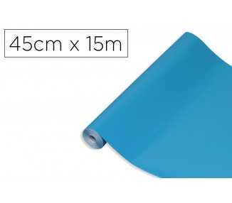 Rollo adhesivo d-c-fix cian ancho 45 cm largo 15 mt