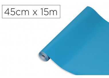 Rollo adhesivo d-c-fix cian ancho 45 cm largo 15 mt
