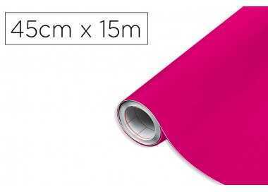 Rollo adhesivo d-c-fix magenta ancho 45 cm largo 15 mt