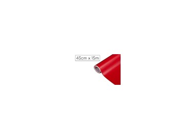 Rollo adhesivo d-c-fix rojo señales mate ancho 45 cm largo 15 mt Rollo adhesivo d-c-fix rojo señales mate ancho 45 cm largo 15 mt