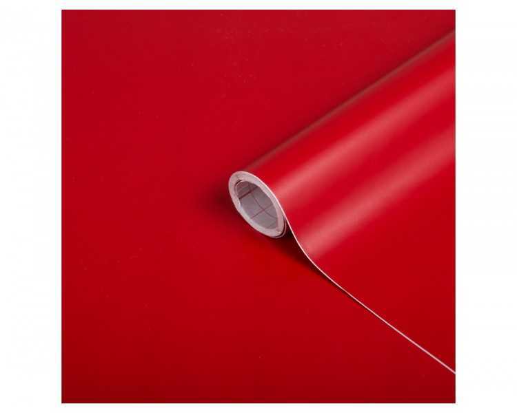 Rollo adhesivo d-c-fix rojo señales mate ancho 45 cm largo 15 mt
