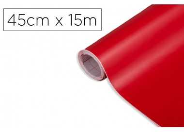 Rollo adhesivo d-c-fix rojo señales ancho 45 cm largo 15 mt