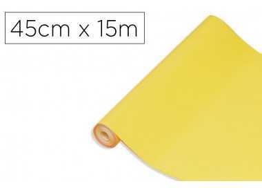 Rollo adhesivo d-c-fix amarillo lima ancho 45 cm largo 15 mt