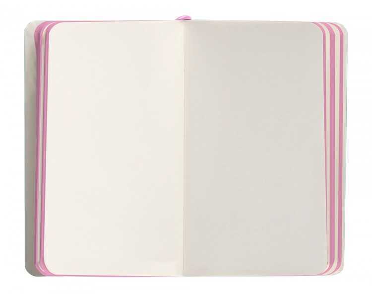 Cuaderno con gomilla antartik notes tapa blanda a6 hojas lisas rosa y turquesa 100 hojas 80 gr fsc