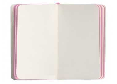Cuaderno con gomilla antartik notes tapa blanda a6 hojas lisas rosa y turquesa 100 hojas 80 gr fsc