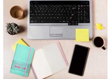 Cuaderno con gomilla antartik notes tapa blanda a6 hojas lisas rosa y turquesa 100 hojas 80 gr fsc
