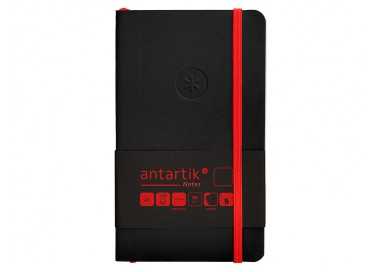 Cuaderno con gomilla antartik notes tapa blanda a6 hojas lisas negro y rojo 100 hojas 80 gr fsc Cuaderno con gomilla antartik notes tapa blanda a6 hojas lisas negro y rojo 100 hojas 80 gr fsc