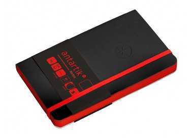 Cuaderno con gomilla antartik notes tapa blanda a6 hojas lisas negro y rojo 100 hojas 80 gr fsc Cuaderno con gomilla antartik notes tapa blanda a6 hojas lisas negro y rojo 100 hojas 80 gr fsc