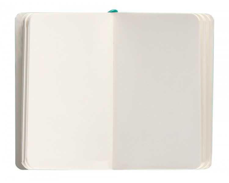 Cuaderno con gomilla antartik notes tapa blanda a6 hojas lisas turquesa 100 hojas 80 gr fsc