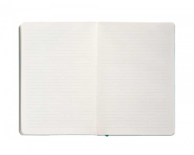 Cuaderno con gomilla antartik notes tapa blanda a5 hojas rayas turquesa 80 hojas 80 gr fsc