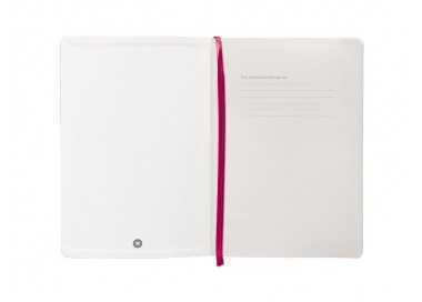 Cuaderno con gomilla antartik notes tapa blanda a5 hojas cuadricula burdeos 80 hojas 80 gr fsc