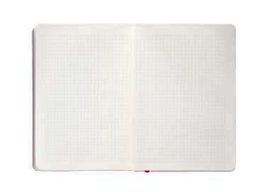 Cuaderno con gomilla antartik notes tapa blanda a5 hojas cuadricula burdeos 80 hojas 80 gr fsc