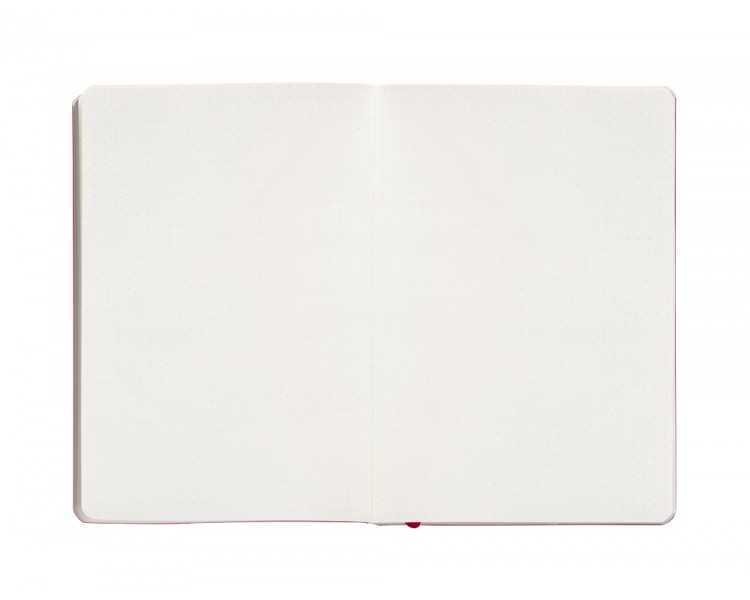 Cuaderno con gomilla antartik notes tapa blanda a5 hojas puntos burdeos 80 hojas 80 gr fsc