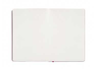 Cuaderno con gomilla antartik notes tapa blanda a5 hojas puntos burdeos 80 hojas 80 gr fsc
