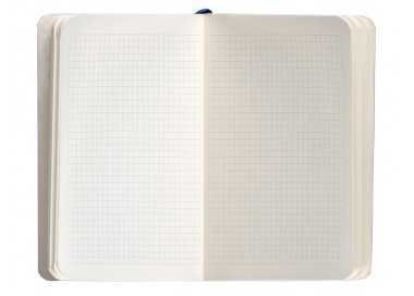 Cuaderno con gomilla antartik notes tapa blanda a6 cuadricula azul marino 100 hojas 80 gr fsc