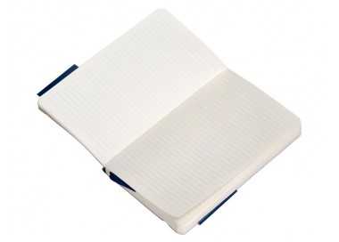 Cuaderno con gomilla antartik notes tapa blanda a6 rayas azul marino 100 hojas 80 gr fsc