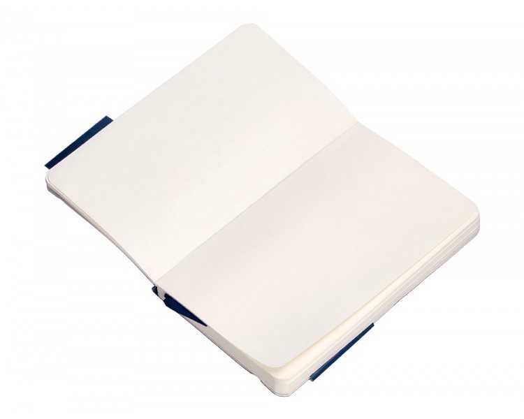 Cuaderno con gomilla antartik notes tapa blanda a6 hojas lisas azul marino 100 hojas 80 gr fsc