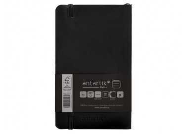 Cuaderno con gomilla antartik notes tapa blanda a6 rayas negro 100 hojas 80 gr fsc Cuaderno con gomilla antartik notes tapa blanda a6 rayas negro 100 hojas 80 gr fsc