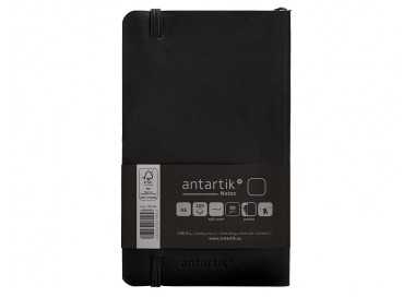 Cuaderno con gomilla antartik notes tapa blanda a6 hojas lisas negro 100 hojas 80 gr fsc Cuaderno con gomilla antartik notes tapa blanda a6 hojas lisas negro 100 hojas 80 gr fsc