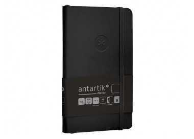 Cuaderno con gomilla antartik notes tapa blanda a6 hojas lisas negro 100 hojas 80 gr fsc Cuaderno con gomilla antartik notes tapa blanda a6 hojas lisas negro 100 hojas 80 gr fsc