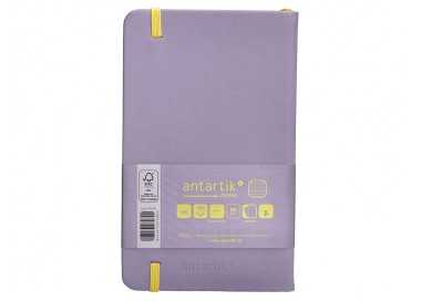 Cuaderno con gomilla antartik notes tapa dura a6 hojas cuadricula morado y amarillo 100 hojas 80 gr fsc Cuaderno con gomilla antartik notes tapa dura a6 hojas cuadricula morado y amarillo 100 hojas 80 gr fsc