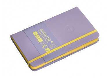 Cuaderno con gomilla antartik notes tapa dura a6 hojas cuadricula morado y amarillo 100 hojas 80 gr fsc Cuaderno con gomilla antartik notes tapa dura a6 hojas cuadricula morado y amarillo 100 hojas 80 gr fsc