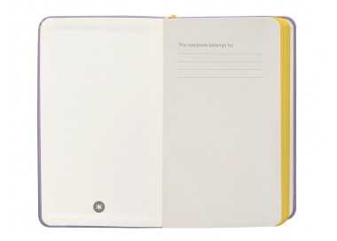 Cuaderno con gomilla antartik notes tapa dura a6 hojas cuadricula morado y amarillo 100 hojas 80 gr fsc Cuaderno con gomilla antartik notes tapa dura a6 hojas cuadricula morado y amarillo 100 hojas 80 gr fsc