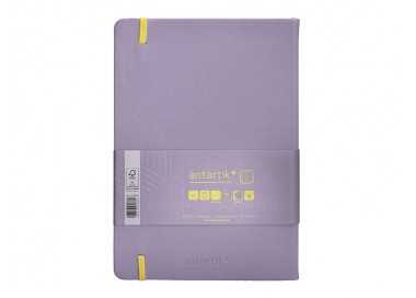 Cuaderno con gomilla antartik notes tapa dura a5 hojas cuadricula morado y amarillo 100 hojas 80 gr fsc Cuaderno con gomilla antartik notes tapa dura a5 hojas cuadricula morado y amarillo 100 hojas 80 gr fsc