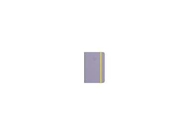 Cuaderno con gomilla antartik notes tapa dura a4 hojas lisas morado y amarillo 100 hojas 80 gr fsc