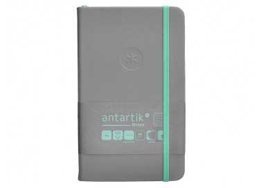 Cuaderno con gomilla antartik notes tapa dura a6 hojas cuadricula gris y turquesa 100 hojas 80 gr fsc Cuaderno con gomilla antartik notes tapa dura a6 hojas cuadricula gris y turquesa 100 hojas 80 gr fsc