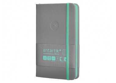 Cuaderno con gomilla antartik notes tapa dura a6 hojas cuadricula gris y turquesa 100 hojas 80 gr fsc Cuaderno con gomilla antartik notes tapa dura a6 hojas cuadricula gris y turquesa 100 hojas 80 gr fsc