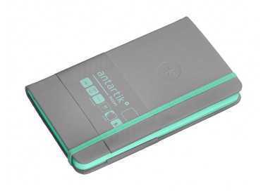 Cuaderno con gomilla antartik notes tapa dura a6 hojas lisas gris y turquesa 100 hojas 80 gr fsc Cuaderno con gomilla antartik notes tapa dura a6 hojas lisas gris y turquesa 100 hojas 80 gr fsc