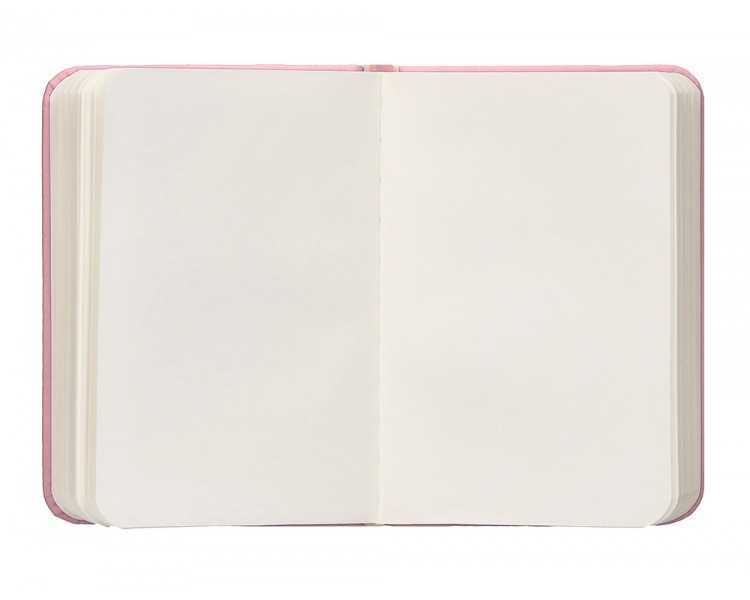 Cuaderno con gomilla antartik notes tapa dura a7 hojas lisas rosa pastel 80 hojas 80 gr fsc