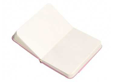 Cuaderno con gomilla antartik notes tapa dura a7 hojas lisas rosa pastel 80 hojas 80 gr fsc